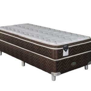 Conjunto Sommier Espuma Alta Densidad 1 Plaza - SPRINGWALL